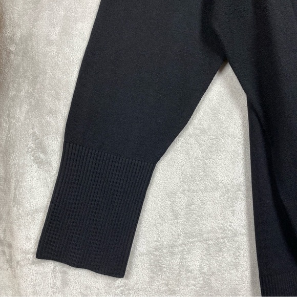NEW J. Jill V-Neck Sweater Tunic Knit Size 3X Black - Picture 3 of 7